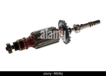 High Rpm Rotor Rotor of high-speed electric motor. Isolated on white background Stock ...