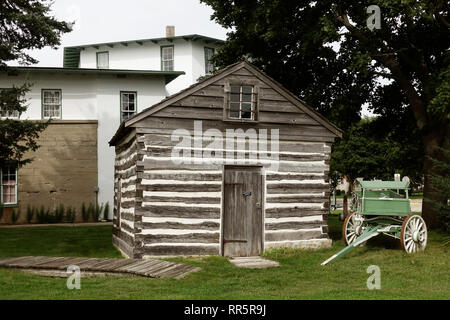 Milton House part of the underground railroad Wisconsin Stock Photo