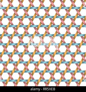Basket design on seamless pattern. Stock Vector