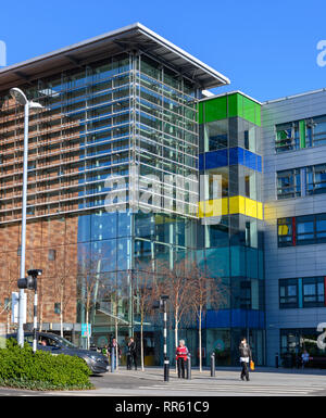 New main entrance to Queen Alexandra Hospital, Portsmouth, England, UK Stock Photo