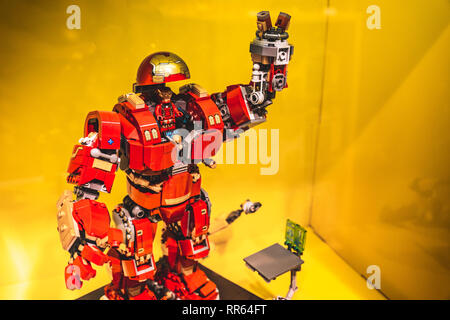 lego Iron Man model  Stock Photo