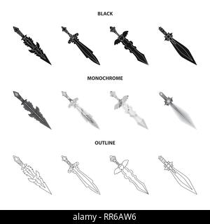 magic,ice,handle,hilt,glass,decoration,dragon,steel,wings,star,ruby,gold,stone,stones,copper,mystical,battle,Chinese,silver,military,old,fantasy,game,armor,sharp,blade,sword,dagger,knife,weapon,saber,medieval,set,vector,icon,illustration,isolated,collection,design,element,graphic,sign, Vector Vectors , Stock Vector