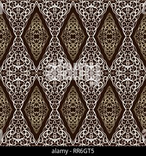Seamless abstract pattern in Oriental style. Decorative and design elements for textile or book covers, manufacturing, wallpapers, print, gift wrap. Stock Vector