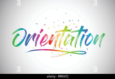 Download Orientation Handwritten Word Font With Vibrant Violet Purple Stars And Confetti Illustration Stock Vector Image Art Alamy SVG Cut Files