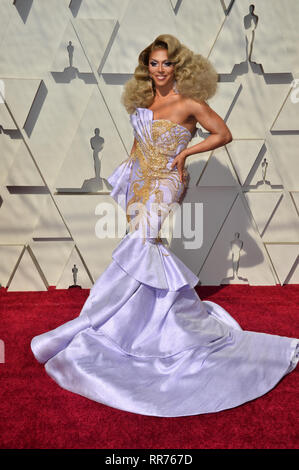 Los Angeles, USA. 24th Feb, 2019. LOS ANGELES, CA. February 24, 2019: Shangela at the 91st Academy Awards at the Dolby Theatre. Credit: Paul Smith/Alamy Live News Stock Photo