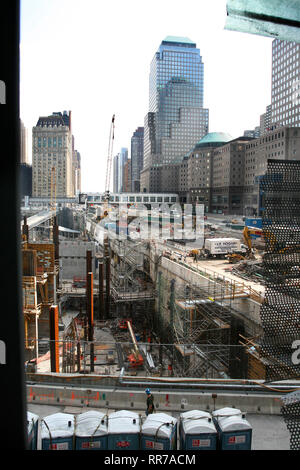 USA New York 2008, Ground Zero a building site after attentated to 