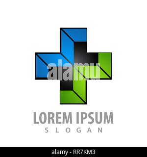 Geometric cross MW letter logo concept design. Symbol graphic template element Stock Vector