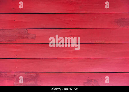 red planks background or wooden wood texture background red Stock Photo