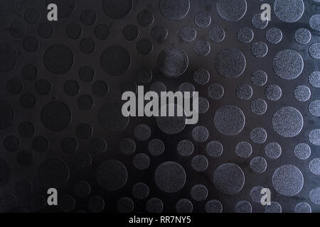 Black plastic material seamless background and Black  texture Stock Photo
