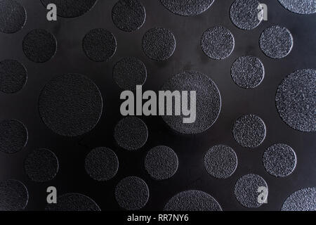 Black plastic material seamless background and Black  texture Stock Photo