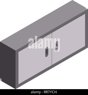 Garage furniture icon, isometric style Stock Vector
