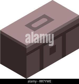Tool box icon, isometric style Stock Vector