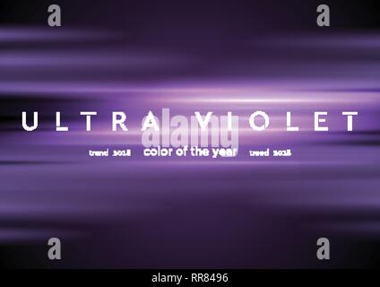Ultra violet glowing shiny stripes abstract background. Vector design Stock Vector