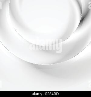 Abstract grey smooth glossy ring circle background. Vector design Stock Vector