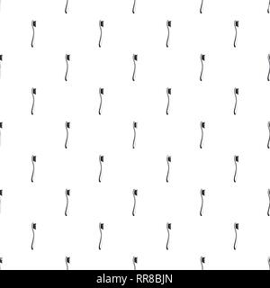 Kid toothbrush pattern seamless vector repeat geometric for any web design Stock Vector