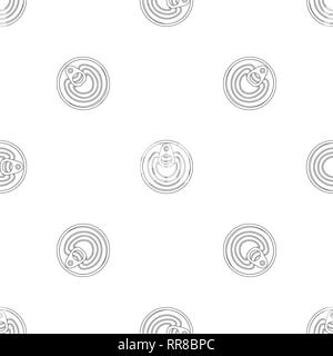 Top food can pattern seamless vector repeat geometric for any web design Stock Vector