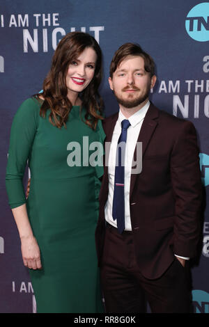 Jamie Anne Allman and Marshall Allman at TNT's 'I Am The Night' Los