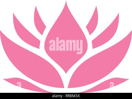 Pink lotus icon design template vector isolated Stock Vector Image ...