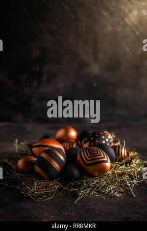 Easter concept. Happy Easter card with copy space for text Stock Photo