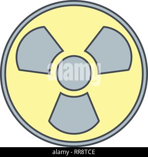 Radiation Vector Icon Sign Icon Vector Illustration For Personal And Commercial Use... Clean Look Trendy Icon... Stock Vector