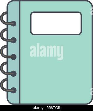 Notepad Vector Icon Sign Icon Vector Illustration For Personal And Commercial Use... Clean Look Trendy Icon... Stock Vector
