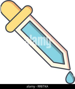 Dropper Vector Icon Sign Icon Vector Illustration For Personal And Commercial Use... Clean Look Trendy Icon... Stock Vector