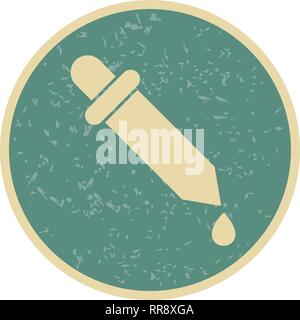 Dropper Vector Icon Sign Icon Vector Illustration For Personal And Commercial Use... Clean Look Trendy Icon... Stock Vector