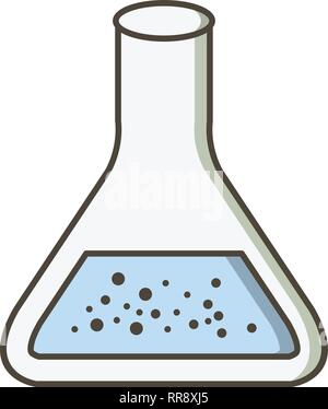 Beaker Vector Icon Sign Icon Vector Illustration For Personal And Commercial Use... Clean Look Trendy Icon... Stock Vector
