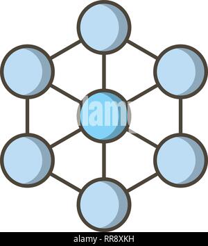 Molecule Vector Icon Sign Icon Vector Illustration For Personal And Commercial Use... Clean Look Trendy Icon... Stock Vector