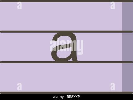 Lowercase Vector Icon Sign Icon Vector Illustration For Personal And Commercial Use... Clean Look Trendy Icon... Stock Vector