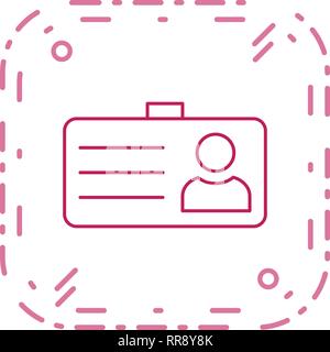 Student Card Vector Icon Sign Icon Vector Illustration For Personal And Commercial Use... Clean Look Trendy Icon... Stock Vector