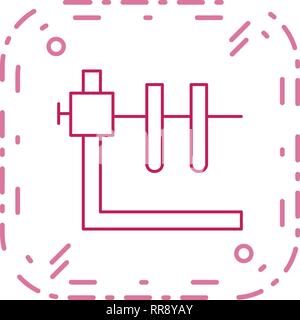 Two Tube With Stand Vector Icon Sign Icon Vector Illustration For Personal And Commercial Use... Clean Look Trendy Icon... Stock Vector