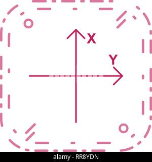 Axis Vector Icon Sign Icon Vector Illustration For Personal And Commercial Use... Clean Look Trendy Icon... Stock Vector