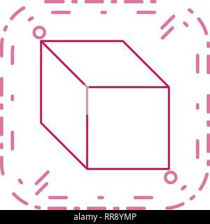 Cube Vector Icon Sign Icon Vector Illustration For Personal And Commercial Use... Clean Look Trendy Icon... Stock Vector