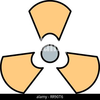 Radiation Vector Icon Sign Icon Vector Illustration For Personal And Commercial Use... Clean Look Trendy Icon... Stock Vector