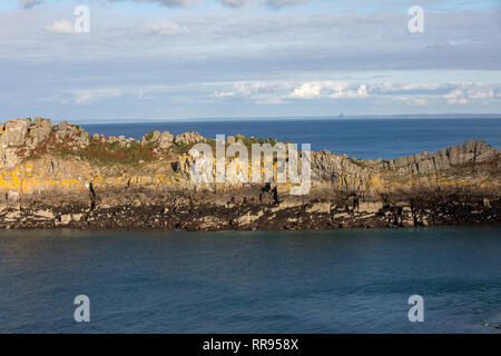 Pointe du Grouin in Cancale. Emerald Coast, Brittany, France , Stock Photo