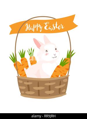 Happy Easter greeting card. Stock Vector