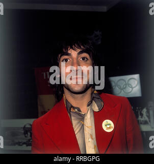 The Who - Keith Moon (1946-1978), British Rock Musician, The Who, Drummer, Portrait (1970s) / Überschrift: The Who