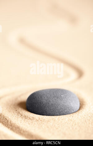 Zen meditation stone for concentration and relaxation giving