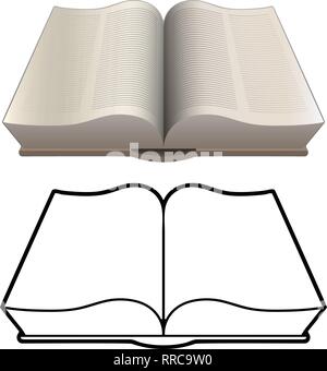 How to draw an open Book Easy 