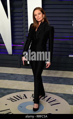 Diane Lane attends the Vanity Fair Oscar Party at Wallis Annenberg ...