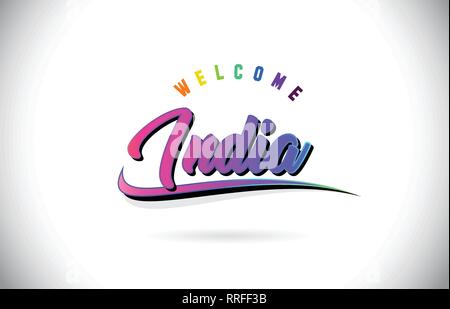 indian welcome logo design