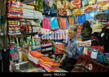 The bazaar, Kashan City, Isfahan Province, Iran, Middle East Stock Photo