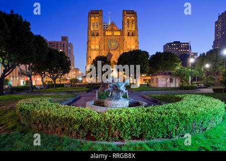 Grace Cathedral, San Francisco, California, United States of America, North America Stock Photo