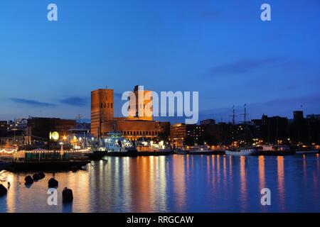 City Hall, Oslo, Norway, Scandinavia, Europe Stock Photo