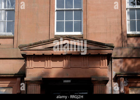 Cultural tourism: Moat Brae House, Dumfries, the place where grew up JM Barrie, author of Peter Pan. Dumfries and Galloway, Scotland, United Kingdom Stock Photo