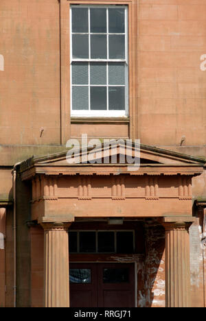 Cultural tourism: Moat Brae House, Dumfries, the place where grew up JM Barrie, author of Peter Pan. Dumfries and Galloway, Scotland, United Kingdom Stock Photo