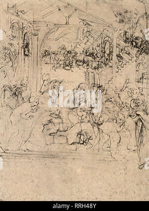 The Adoration of the Magi Stock Photo - Alamy