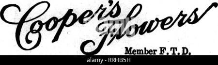 . Florists' review [microform]. Floriculture. DENVER, COLORADO MEMBER FLORISTS' TELEGRAPH DELIVERY ASSOCIATION PARK FLORAL COMPANY CASPER, WYOMING CASPER FLORAL CO. WadeliTartoall of Central and Northern Wyoming Western Nebraska and South Dakota. Ilemben r. T. D. Cheyenne, Wyo, &quot;THE UNDERWOOD&quot; FOR PROMPT AND FAITHFUL SERVICE SHERIDAN, WYO. SHBRIDAN GEEENHOUSB CO. Plants and Flowers THERMOPOLIS, WYO. THERMOPOLIS FLORAL CO. A. SCHULENBBRO. Proprietor State Nursery &amp; Seed Co. Helena, Mont. SJ^^rT.'lilSh'^ OniT tbe fiMt. Members V. T. I&gt;. Aaa'n. MISSOULA, MONT. ANDEBSON GREENHOUSE Stock Photo