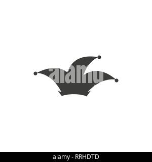 Line icon hat jester.EPS 10 Stock Vector